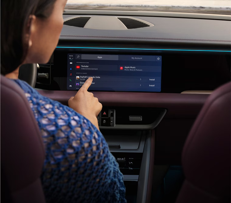 2027 Porsche Macan Electric technology and safety features