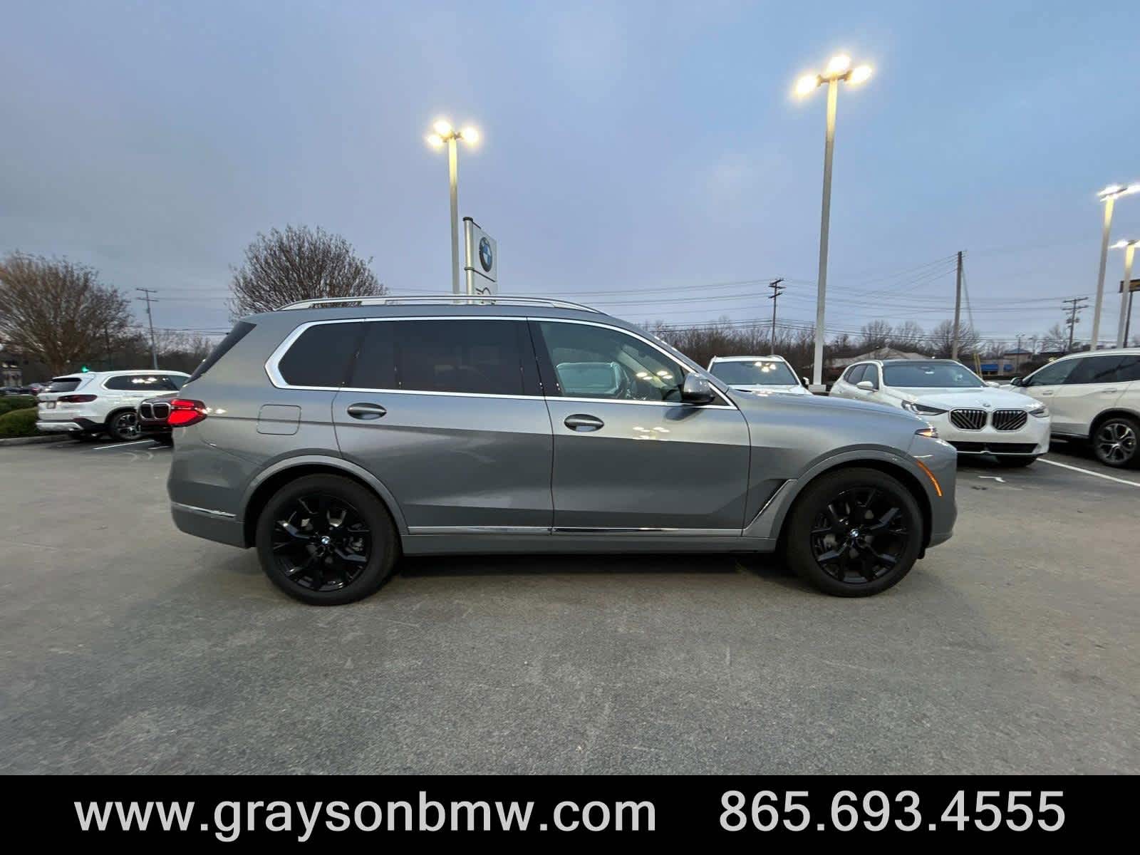 Used 2025 BMW X7 40i with VIN 5UX23EM0XS9Y31980 for sale in Knoxville, TN