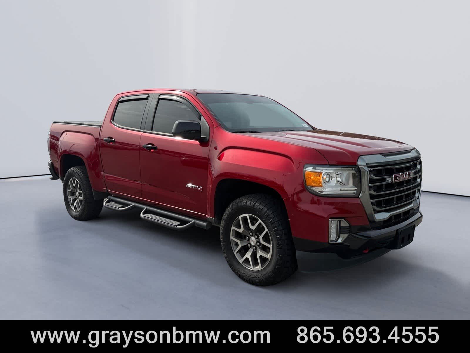 Used 2021 GMC Canyon 4WD AT4 w/Leather Crew Cab 128 Truck Crew Cab