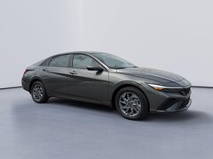 2026 Hyundai Elantra Hybrid Blue Sedan