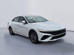 2026 Hyundai Elantra Hybrid Blue Sedan