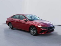 2025 Hyundai Elantra Hybrid Blue Sedan