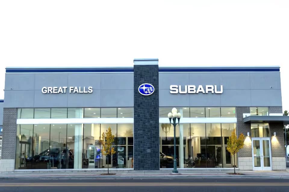 front view of Great Falls Subaru