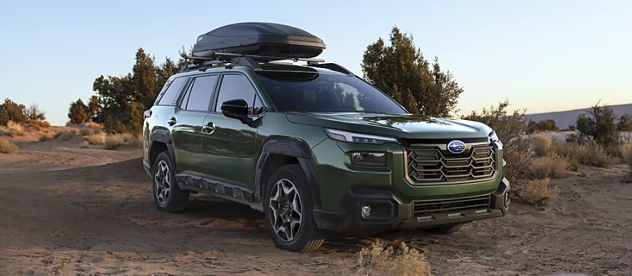 2026 Subaru Outback in metal green parking outdoor