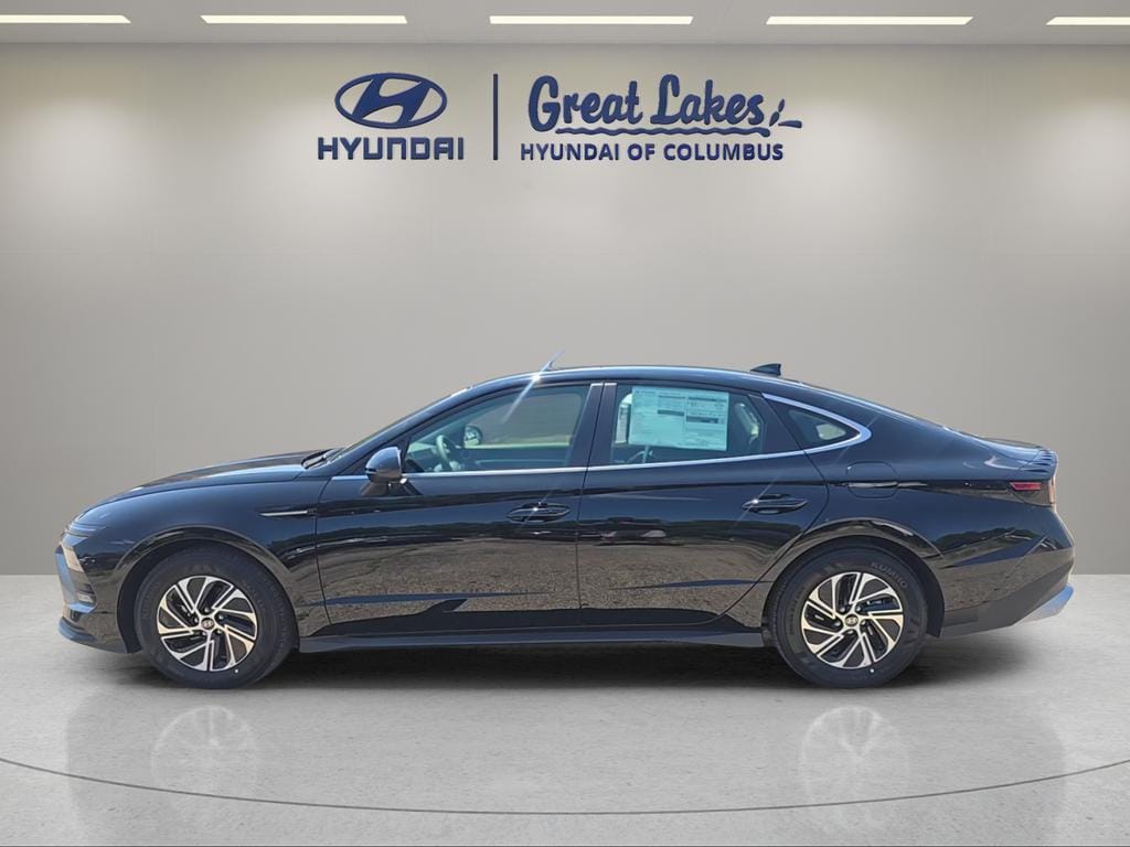 New 2026 Hyundai Sonata Hybrid Blue Sedan