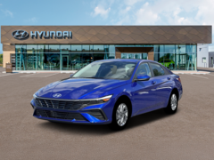 2026 Hyundai Elantra Hybrid Blue Sedan