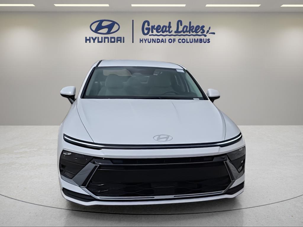 New 2026 Hyundai Sonata Hybrid Blue Sedan