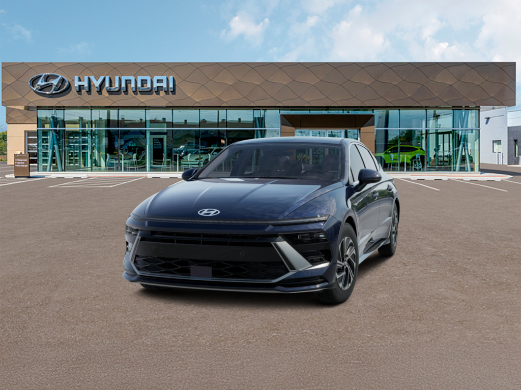 New 2026 Hyundai Sonata Hybrid Blue Sedan