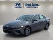 New 2026 Hyundai Elantra Hybrid Blue Sedan