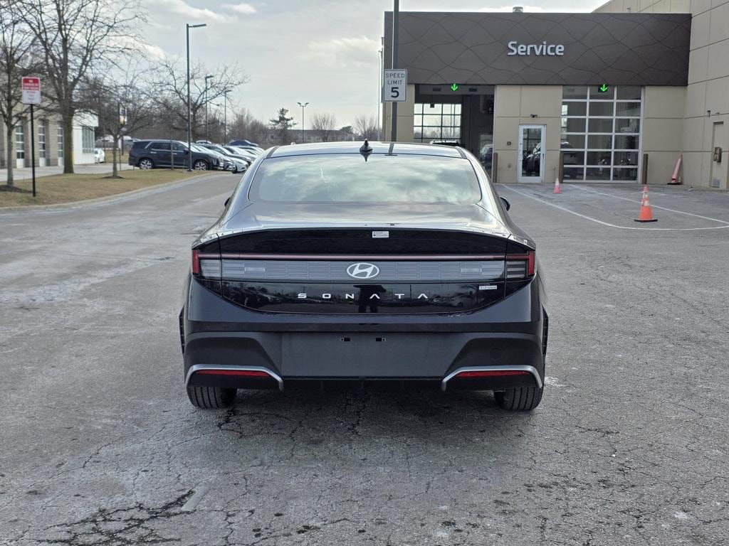 New 2026 Hyundai Sonata Hybrid Blue Sedan