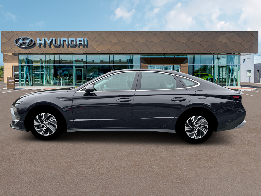 New 2026 Hyundai Sonata Hybrid Blue Sedan