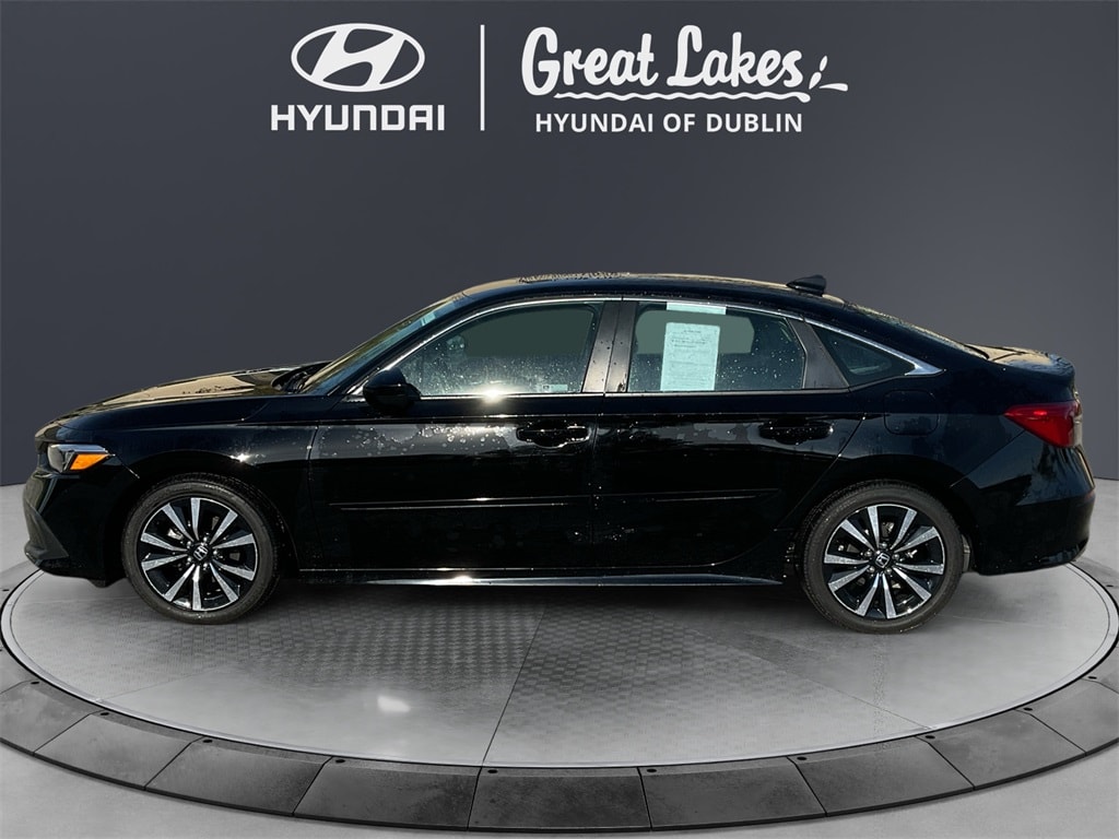 Used 2022 Honda Civic EX with VIN 2HGFE1F75NH320845 for sale in Columbus, OH
