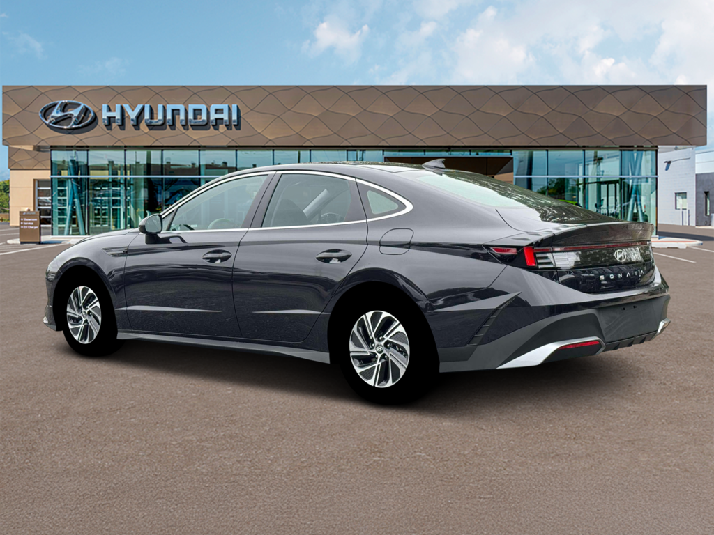 New 2026 Hyundai Sonata Hybrid Blue Sedan
