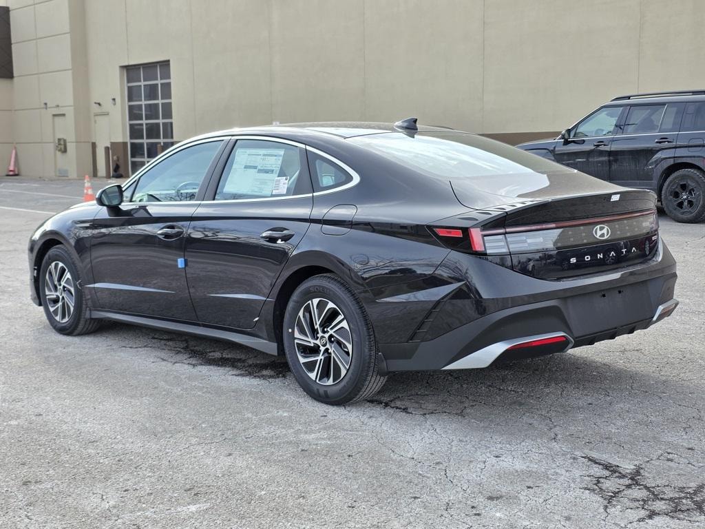 New 2026 Hyundai Sonata Hybrid Blue Sedan