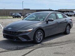 2026 Hyundai Elantra Hybrid Blue Sedan