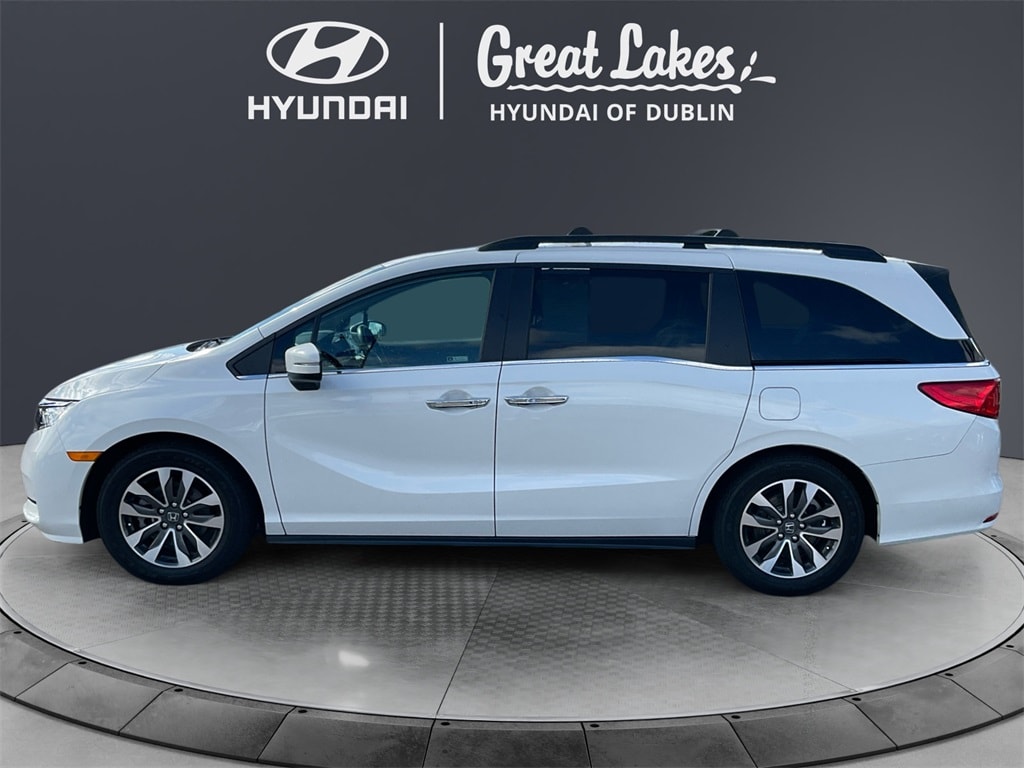 Used 2021 Honda Odyssey EX-L with VIN 5FNRL6H75MB014793 for sale in Columbus, OH