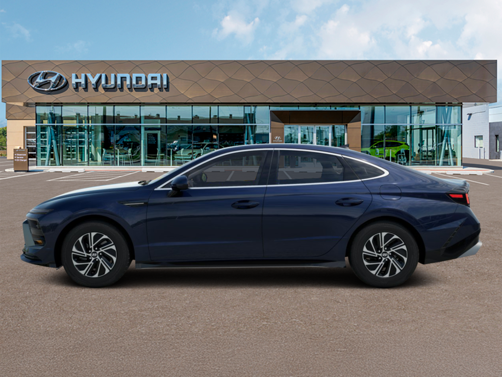New 2026 Hyundai Sonata Hybrid Blue Sedan