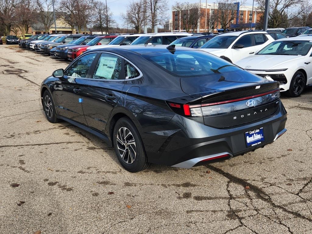New 2026 Hyundai Sonata Hybrid Blue Sedan
