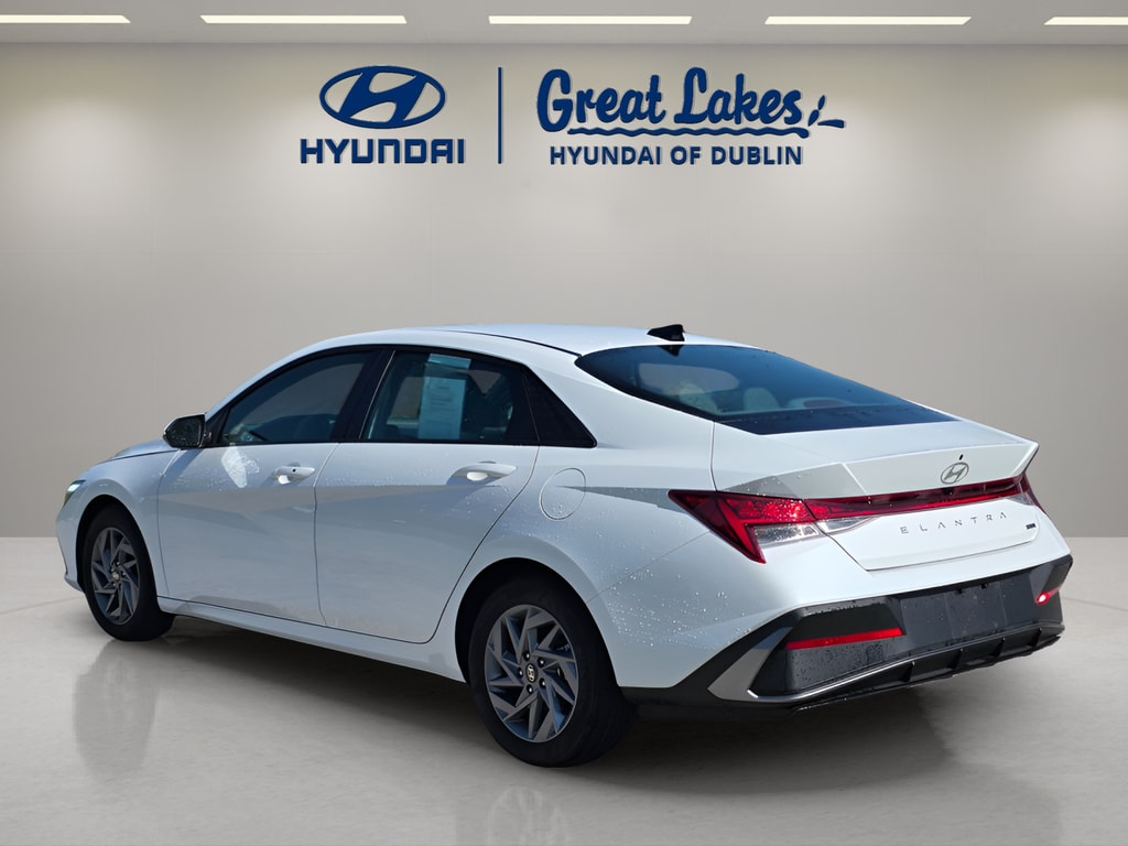 Certified 2026 Hyundai Elantra Hybrid Blue Sedan