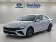 New 2026 Hyundai Elantra Hybrid Blue Sedan