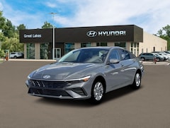 2026 Hyundai Elantra Hybrid Blue Sedan