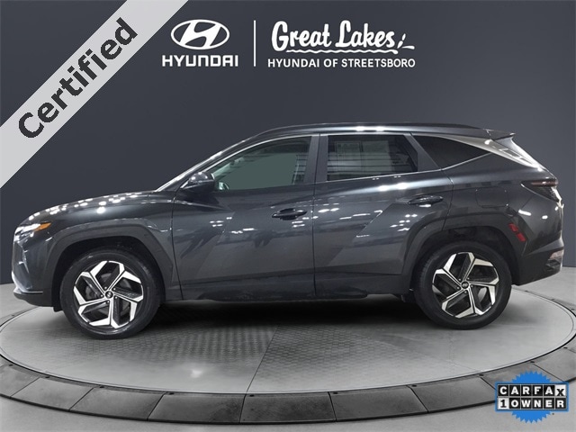 Certified 2022 Hyundai Tucson SEL with VIN 5NMJFCAE4NH141157 for sale in Streetsboro, OH
