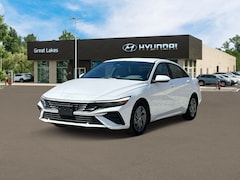 2025 Hyundai Elantra Hybrid Blue Sedan