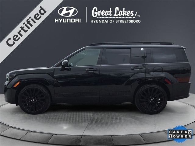 Certified 2025 Hyundai Santa Fe Calligraphy with VIN 5NMP5DGL4SH113301 for sale in Streetsboro, OH