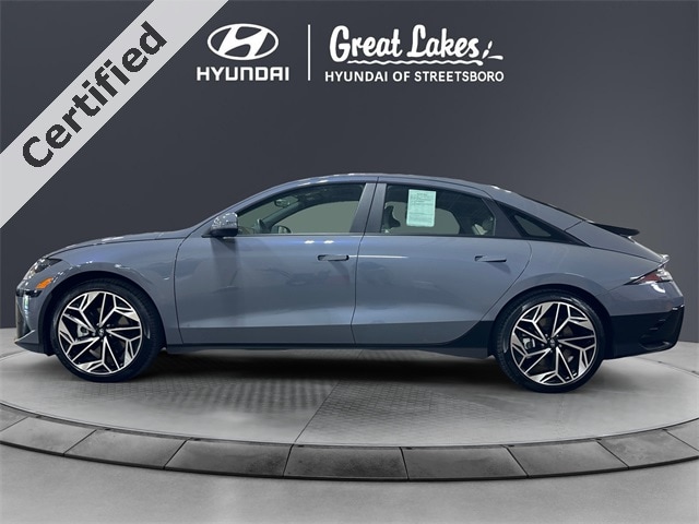 Certified 2024 Hyundai IONIQ 6 SEL with VIN KMHM34AC6RA060344 for sale in Streetsboro, OH