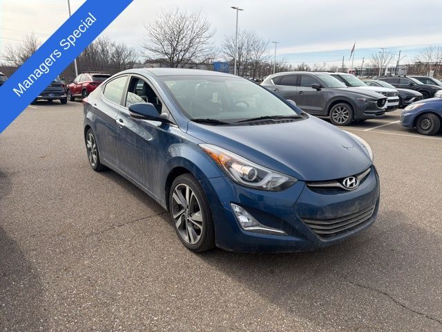 Used 2014 Hyundai Elantra Limited with VIN KMHDH4AE2EU111236 for sale in Streetsboro, OH