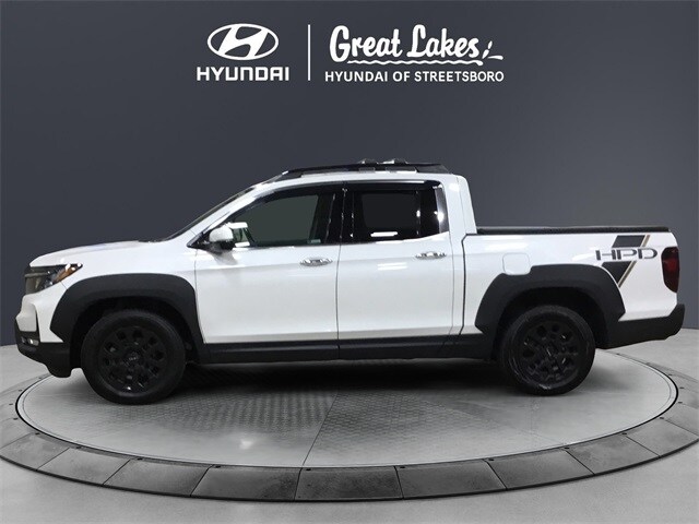 Used 2023 Honda Ridgeline RTL-E with VIN 5FPYK3F75PB002087 for sale in Streetsboro, OH