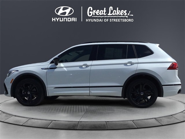 Used 2023 Volkswagen Tiguan SE R-LINE BLACK with VIN 3VVCB7AX9PM077454 for sale in Streetsboro, OH