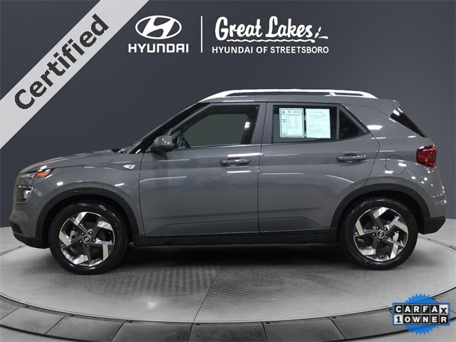 Certified 2022 Hyundai Venue SEL with VIN KMHRC8A36NU171045 for sale in Streetsboro, OH