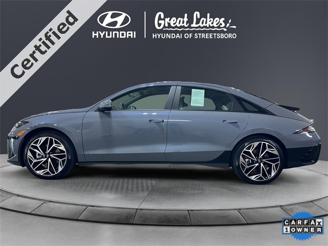 Certified 2024 Hyundai IONIQ 6 SEL with VIN KMHM34AC6RA060344 for sale in Streetsboro, OH