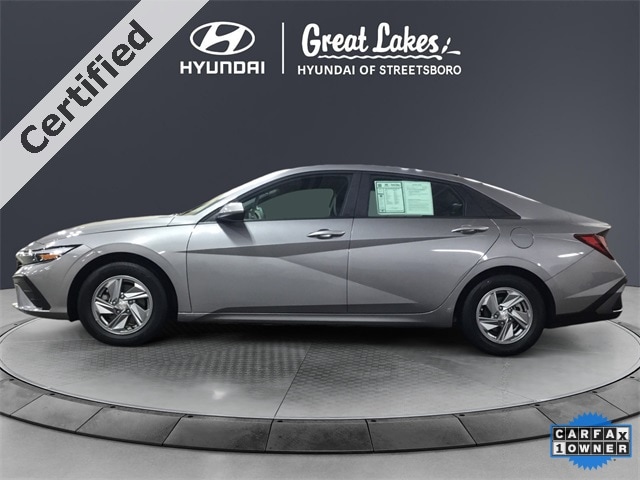 Certified 2024 Hyundai Elantra SE with VIN KMHLL4DG0RU648734 for sale in Streetsboro, OH