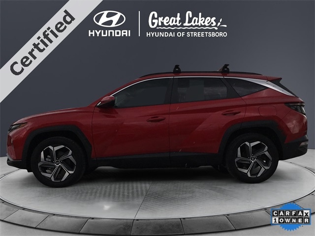 Certified 2022 Hyundai Tucson SEL with VIN 5NMJCCAE5NH126112 for sale in Streetsboro, OH