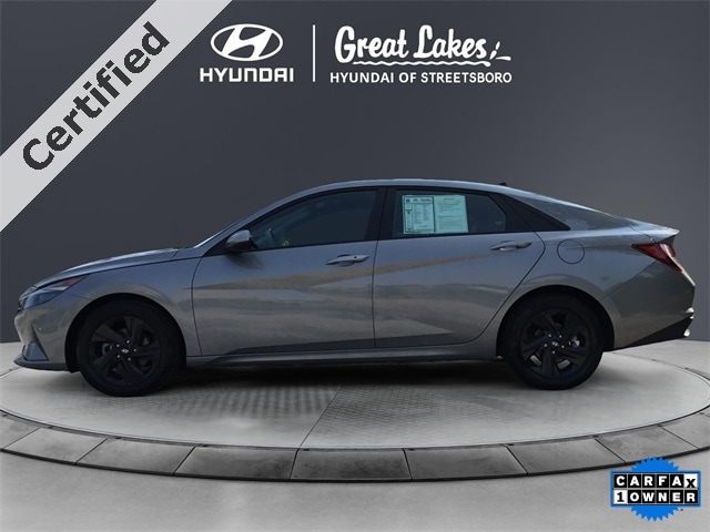 Certified 2023 Hyundai Elantra SEL with VIN KMHLM4AG8PU414811 for sale in Streetsboro, OH