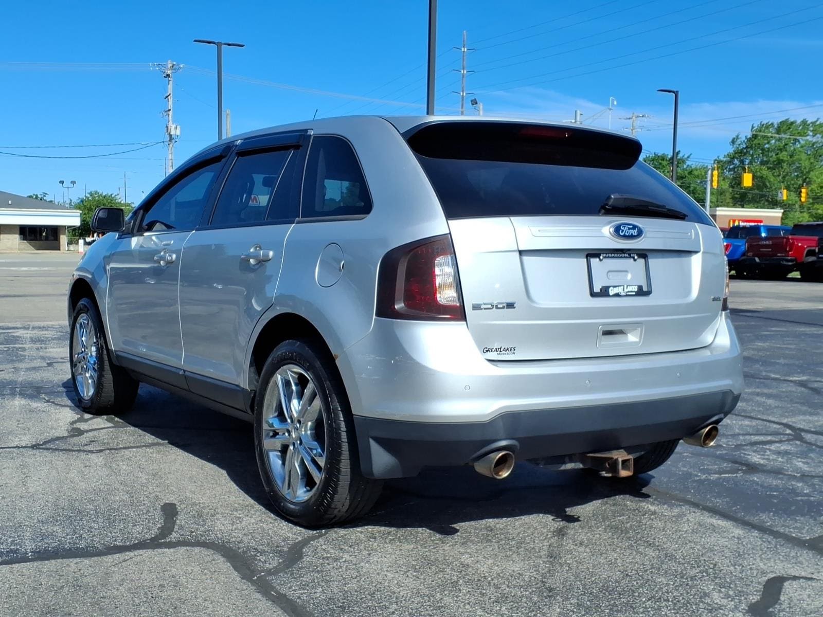 Used 2013 Ford Edge SEL with VIN 2FMDK3JC2DBA76647 for sale in Muskegon, MI