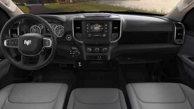 interior of 2019 Ram 1500 Big Horn trim