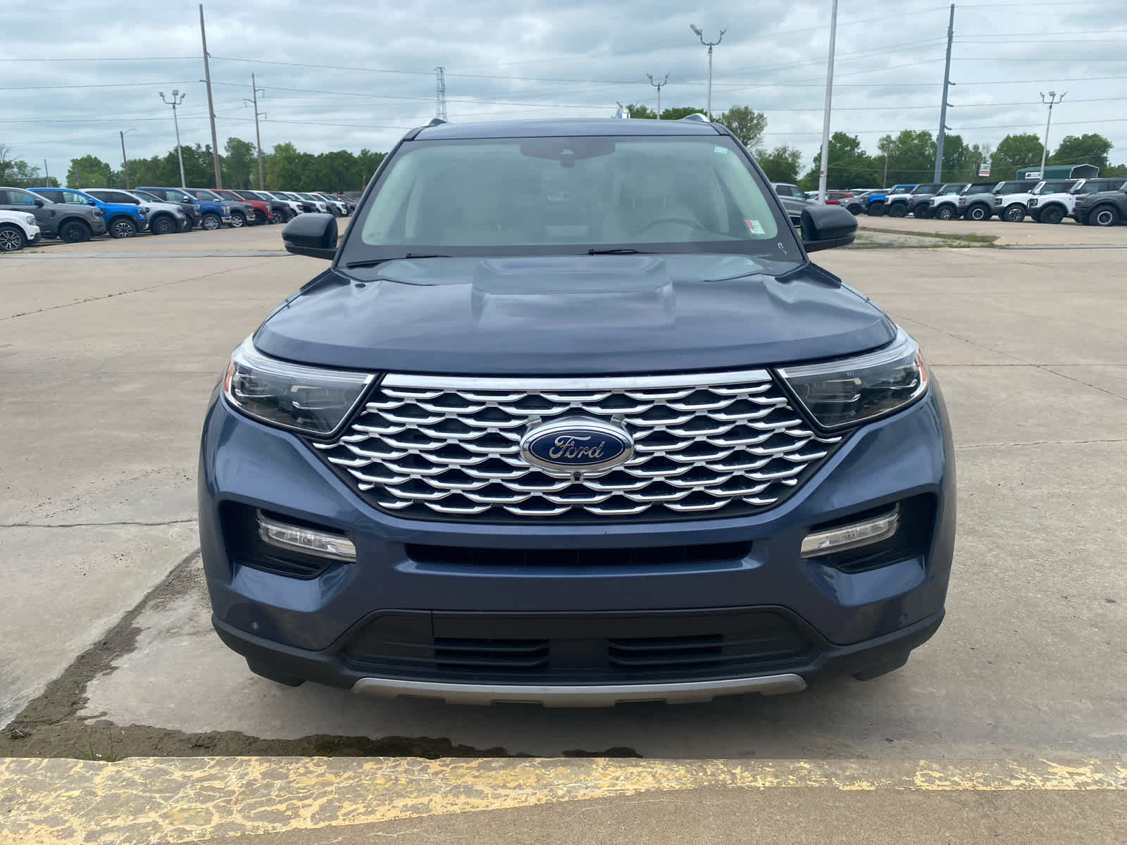 Used 2021 Ford Explorer Platinum with VIN 1FM5K8HC3MGB43482 for sale in Vinita, OK