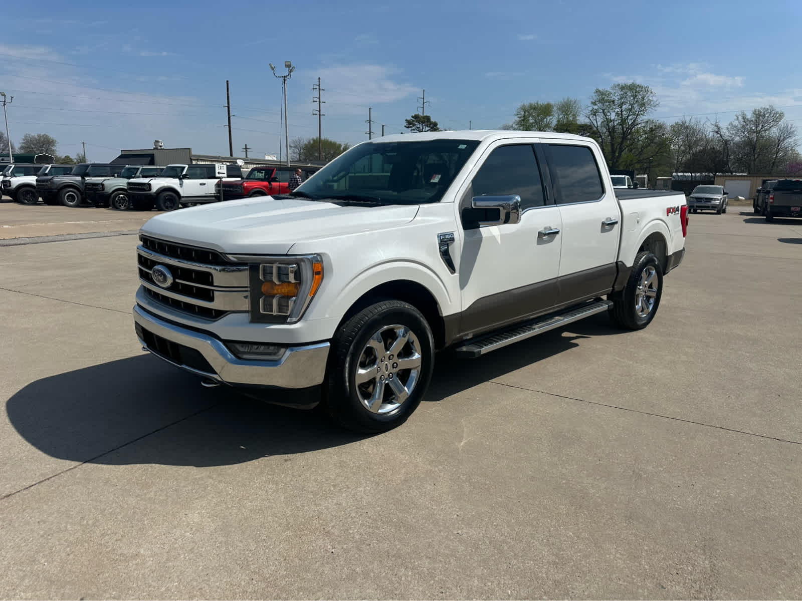 Used 2021 Ford F-150 Lariat with VIN 1FTFW1E89MKD32767 for sale in Vinita, OK
