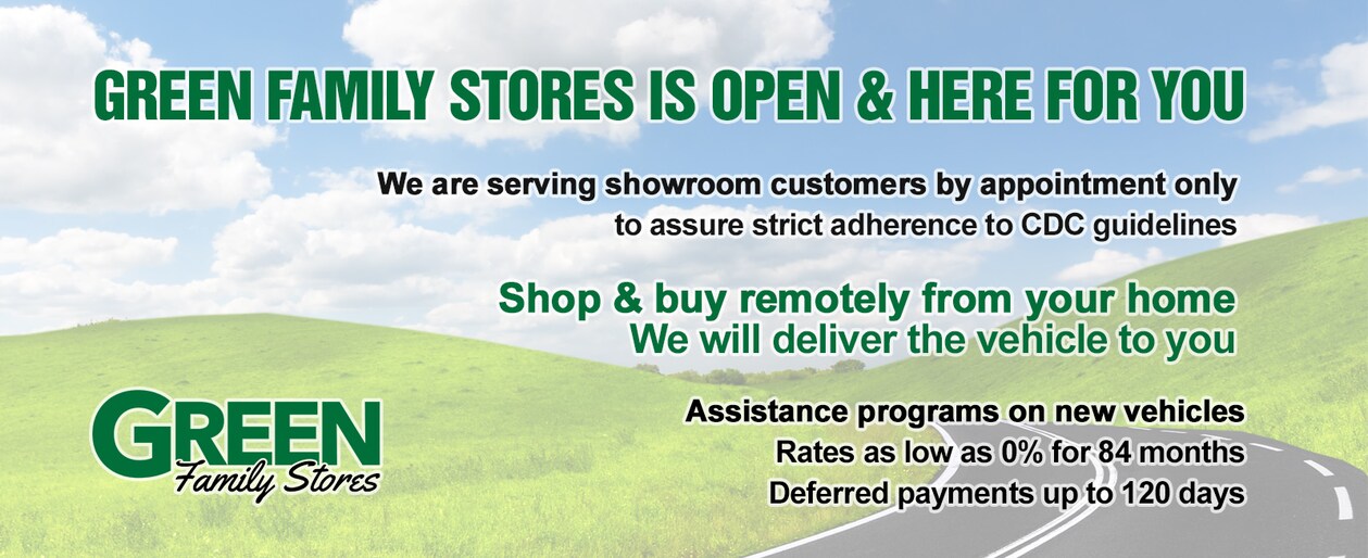 Green Family Stores New Volkswagen, Kia, Dodge, Toyota, Subaru, Audi, Mazda, Lincoln, Hyundai