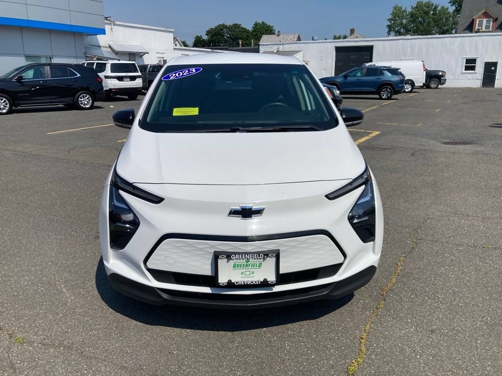 Used 2023 Chevrolet Bolt EV LT with VIN 1G1FW6S06P4112645 for sale in Greenfield, MA