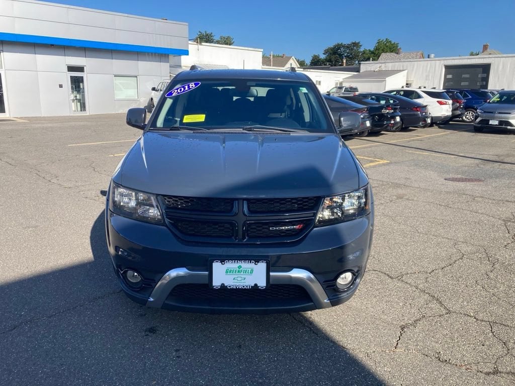 Used 2018 Dodge Journey Crossroad with VIN 3C4PDDGG7JT516731 for sale in Greenfield, MA