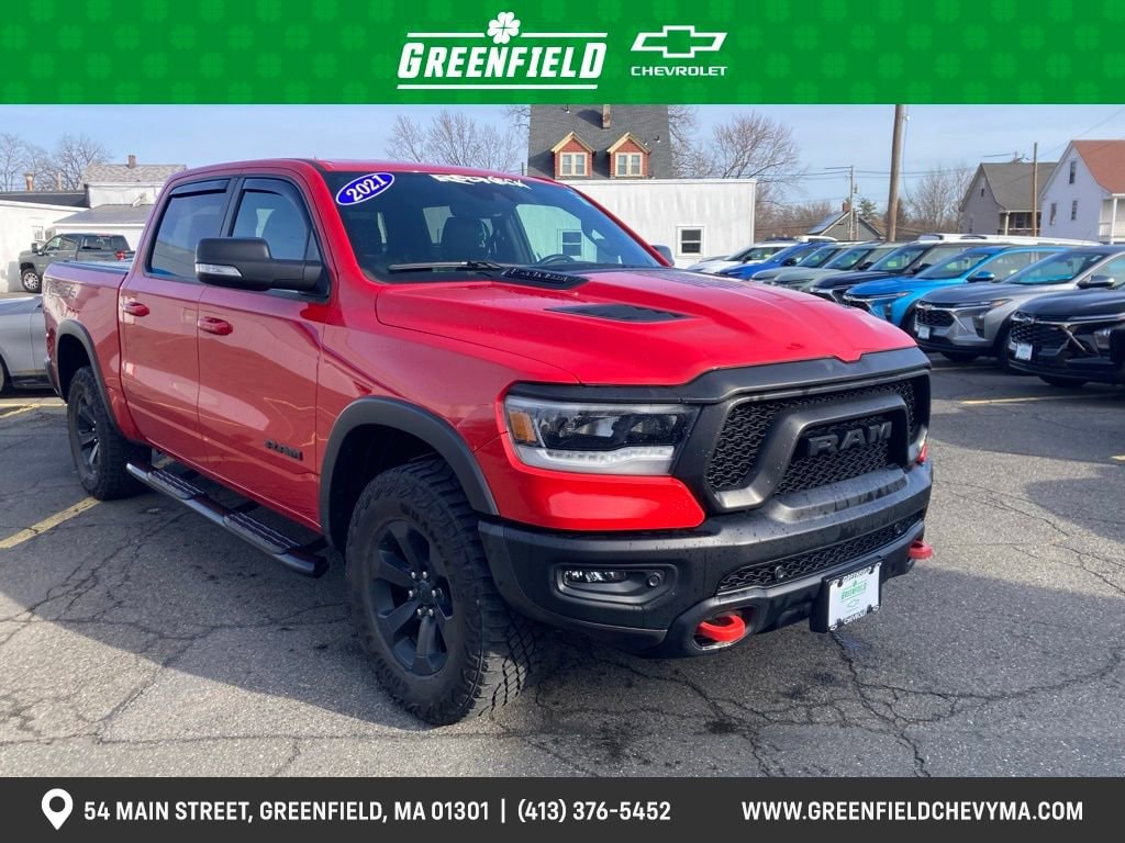 Used 2021 Ram 1500 Rebel Crew Cab 4x4 57 Box Truck