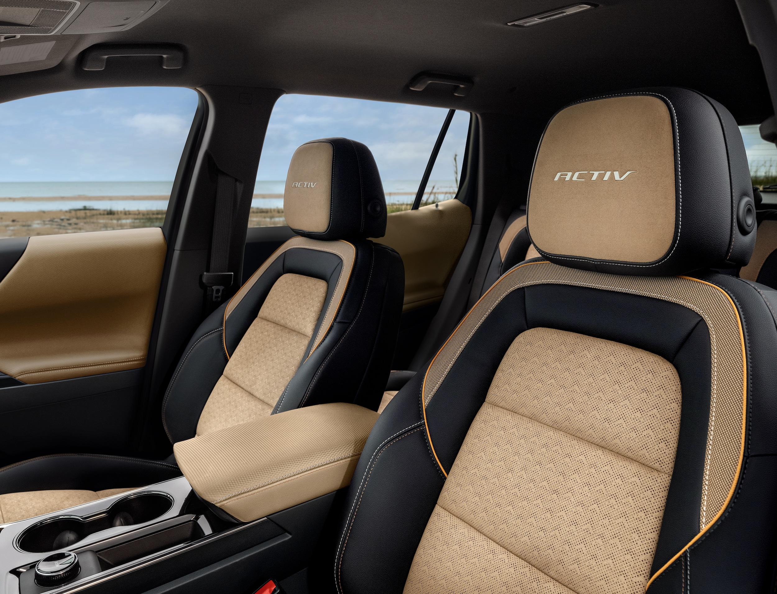  Chevrolet Equinox on grass by water