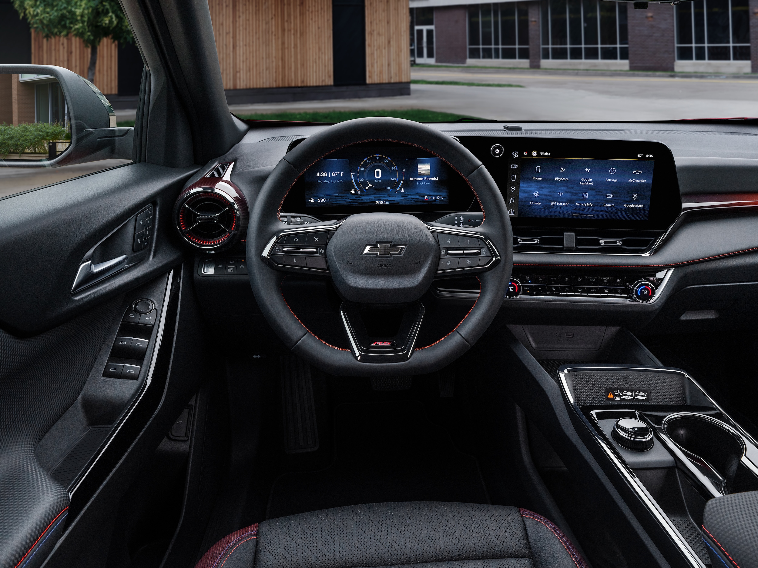  Green Chevrolet Equinox by the beach