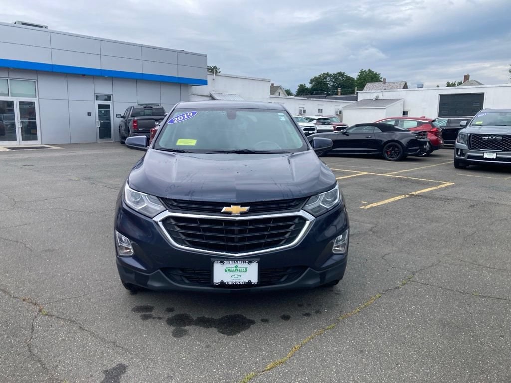 Used 2019 Chevrolet Equinox LT with VIN 3GNAXUEV2KL151222 for sale in Greenfield, MA