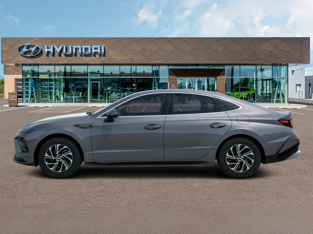 New 2026 Hyundai Sonata Hybrid Blue Sedan