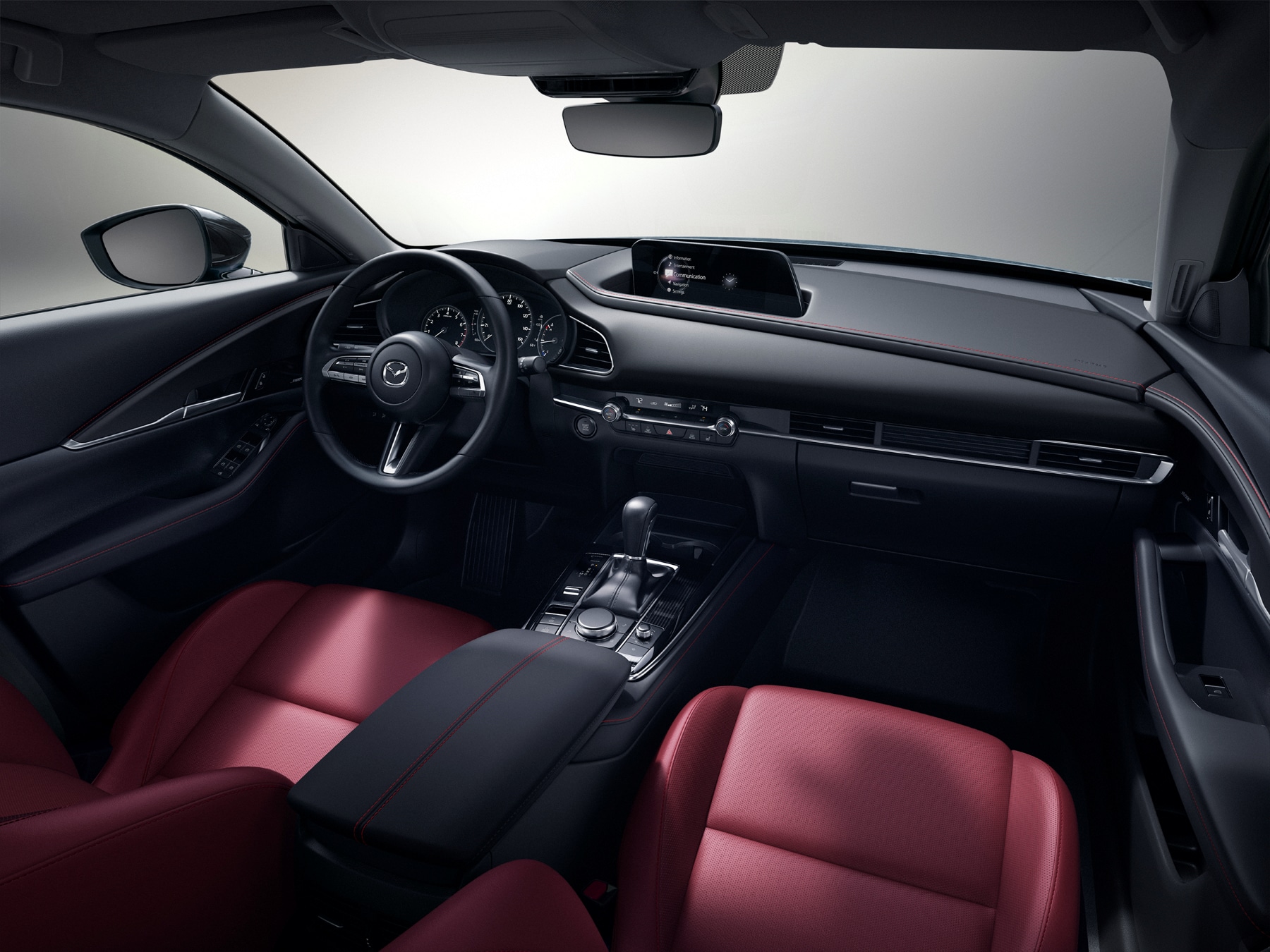 The dashboard of the 2026 Mazda CX-30